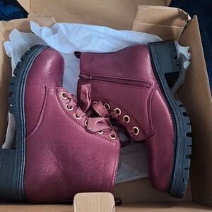 Joe Browns Red Ankle Boots